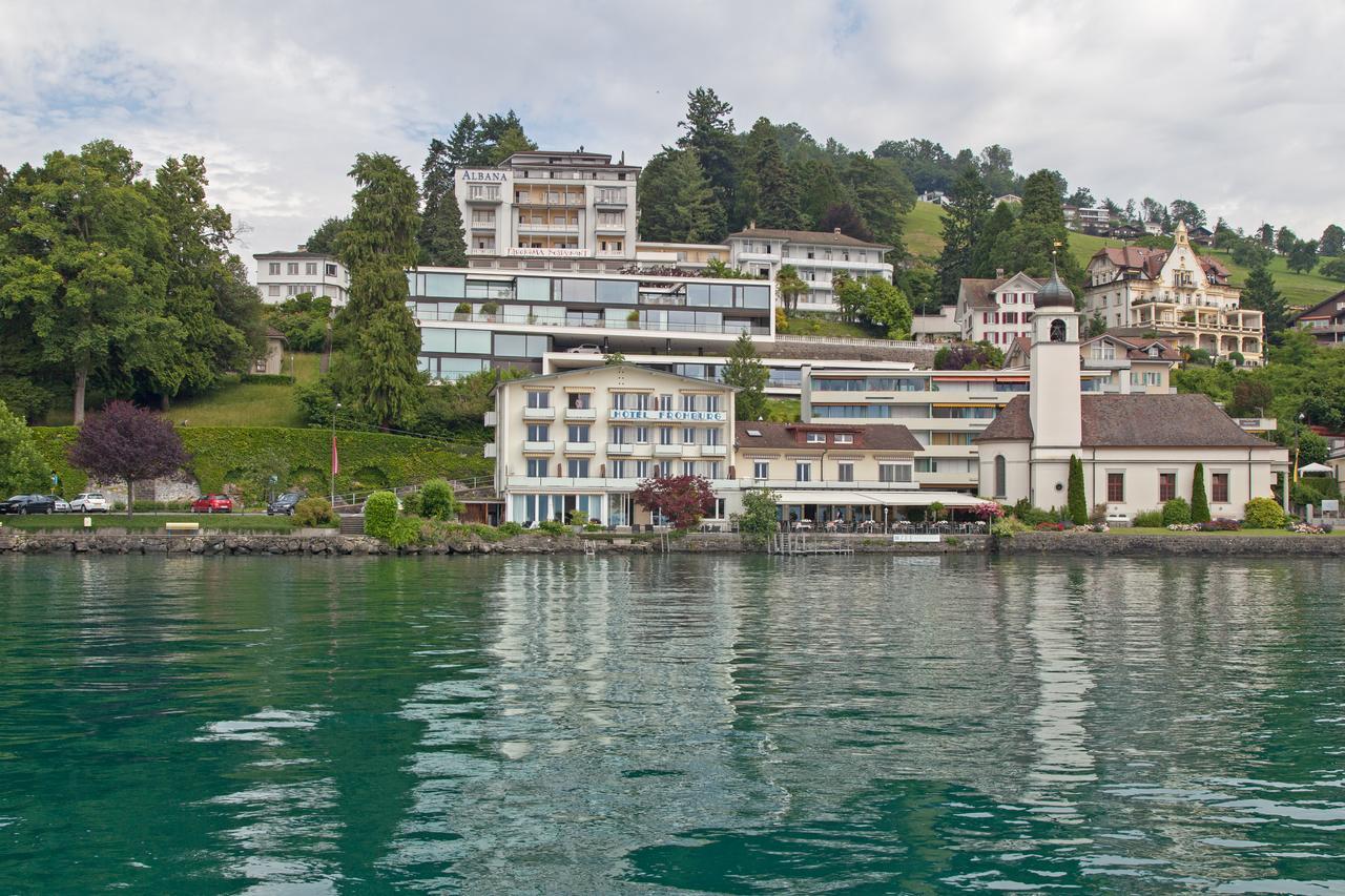 Hotel Riviera Loft Weggis Eksteriør billede